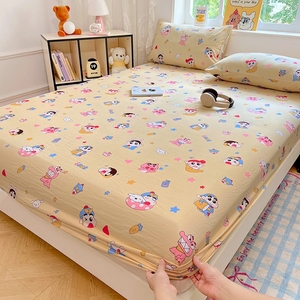 ผ้าปูที่นอนแบบเรียบ โพลีเอสเตอร์/คอตตอน 300 เส้นด้าย ลายเรียบ สีชมพู สีฟ้า สำหรับผู้ใหญ่ ใช้ได้ทุกฤดู ระบายอากาศได้ดี เหมาะสำหรับใช้ในบ้านและโรงแรม - Product Image 3
