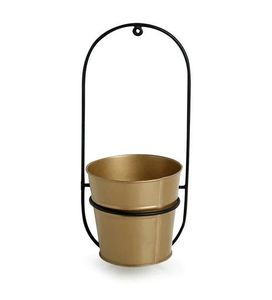 New Selling Manufacturer Oval Tin Flower Pot Galvanized Iron Flowerpot Double <b>Hook</b> Bucket Tinplate Iron Bucket - Product Image 2