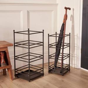 Designer Metal Umbrella Stand With Elegant Cutout Pattern For Decorative Entryway And Umbrella <b>Storage</b> - Product Image 6