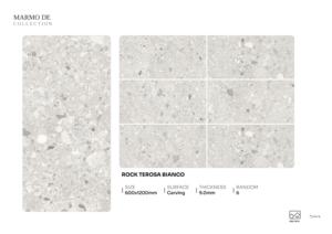 Losa de Porcelana Texturizada de Lujo 60x120cm 600x1200mm 24x48 con Acabado Tallado para Pisos Residenciales y Comerciales - Product Image 5