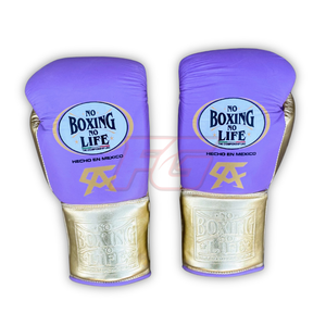 Guantes de Boxeo No Boxing No Life, de Cuero Vacuno Genuino, Profesionales, con Cierre de Gancho y Bucle, para Entrenamiento, Fabricante OEM - Product Image 2