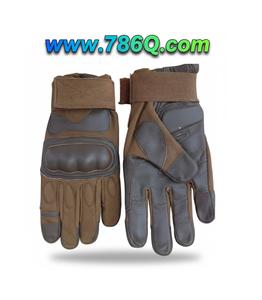 Gants tactiques en cuir de vachette avec articulation dure et protection de la paume de l'écran tactile Sports d'hiver Équipement de sécurité pour le cyclisme - Product Image 1
