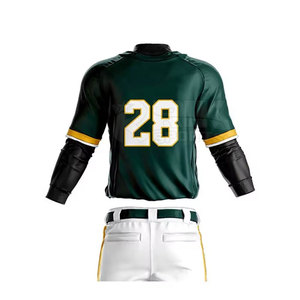 Ensemble de vêtements de sport pour le baseball, uniforme de baseball, jersey et pantalon d'entraînement confortables en polyester doux au toucher - Product Image 3