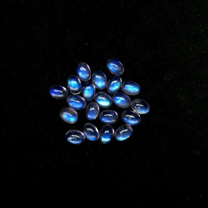 มูนสโตนธรรมชาติทรงรีแบนขนาด 6 มม. 8 มม. คุณภาพเยี่ยม ขายส่งจากผู้ผลิตโดยตรง - Product Image 2