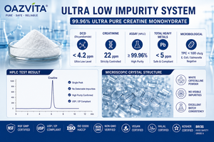 Oazvita 99.96% <strong>Creatine</strong> Monohydrate Powder Pharmaceutical Grade Low DCD NSF GMP Non-GMO Bulk Supplier - Product Image 2