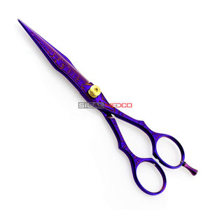 Dog Grooming Scissors Professional Sharp Cutting Pet Grooming <b>Shears</b> Durable Stainless Steel Straight Blade Hair Trimming <b>Tool</b> - Product Image 2