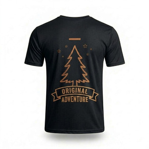 Camiseta Gráfica Personalizada para Hombre 2026 - Estilo Vintage Aventurero, Ropa Casual para Exteriores, Logotipo Serigrafiado, Patrón Floral - Product Image 4