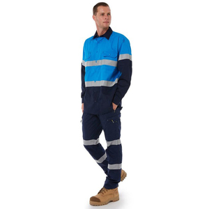 NOUVEAU 2026 Pantalon de travail haute visibilité pour hommes, pantalon de sécurité réfléchissant, fabrication OEM, marque privée, fabricant d'usine - Product Image 2