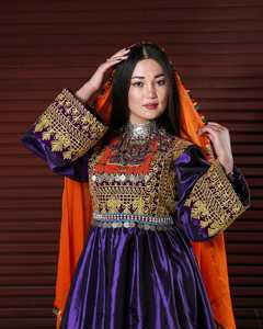 Elegant Handmade Ethnic Women's Maxi <b>Dress</b> Vintage Style Premium Fabric Wholesale Afghani Casual <b>Dresses</b> - Product Image 2