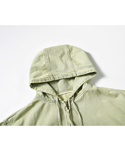<b>Men's</b> Plus Size Cotton Hooded Zipper <b>Blouson</b> <b>Jacket</b> Casual Loose Fit Solid Color Front Pocket Autumn Wear Regular Sleeve - Product Image 5
