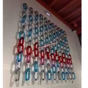 โซ่เรซิ่นอีพ็อกซี่สีสันสดใสขนาดใหญ่แบบโปร่งใสสำหรับตกแต่งผนัง งาน DIY ฉากกั้นห้องรูปนางฟ้า ผ้าม่านสำหรับตกแต่งส่วนตัว - Product Image 3