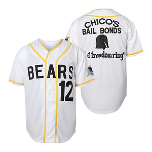 Maillots de baseball professionnels pour le terrain, en polyester robuste à tissage diamanté avec zones de protection stratégiques. - Product Image 3