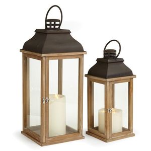 Majestuoso farol de madera diseñado para iluminar refugios tranquilos con una cálida luminosidad suave y un atractivo decorativo duradero. - Product Image 4