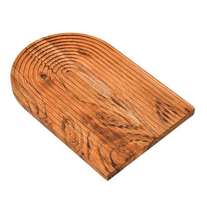 Design personnalisé fait à la main écologique carré en bois plateau de service en bois d'acacia motif zig zag salle à manger décoration de table salade fruits - Product Image 5