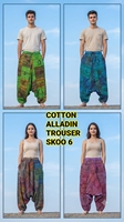 Nouveau pantalon harem ample style Aladdin pour femme, tendance hiver, vintage, haute qualité, respirant, coton écologique, taille élastique