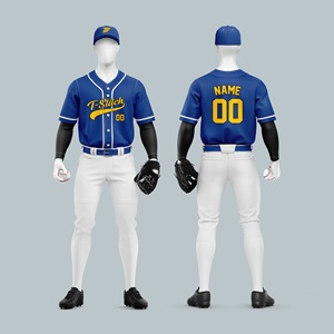 Nueva Llegada, Uniforme de Béisbol para Hombre, de Alta Calidad, Transpirable, 100% Poliéster, Manga Corta, Estampado Técnico, Último Modelo - Product Image 1