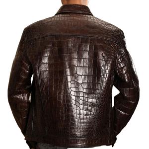 แจ็คเก็ตผู้ชายหนังวัวแท้ทอเคลือบ ฮู้ด คอตั้ง ระบายอากาศ กันลม ทรงเข้ารูป สำหรับกิจกรรมกลางแจ้ง ขายดี บริการ OEM - Product Image 4