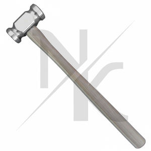 Martillo de Forja de Lujo de Alta Calidad, 1 LB 10 OZ, Bien Equilibrado, Cabeza de Acero Pulido de Doble Cara, Mango de Madera, Herraduras - Product Image 3