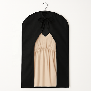 Sacs en mousseline de haute qualité, personnalisés, fabriqués directement en usine, pliables, luxueux, imprimés sur mesure, avec fermeture éclair, pour robes de mariée - Product Image 5