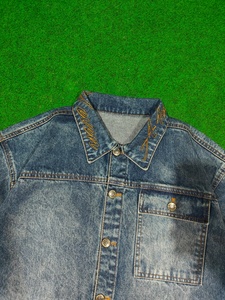 Clothing Manufacturer Custom Outfits <b>Embroidered</b> Denim <b>Jeans</b> Jacket Sets Oversized Heavyweight Denim Pants Sets for Men - Product Image 4