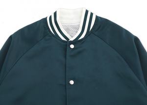 Chaqueta Universitaria de Béisbol para Hombre, Personalizada con Logotipo, Tejida de Invierno, Satinada, Brillante, Lisa, Sostenible, de Alta Calidad, Impermeable - Product Image 4