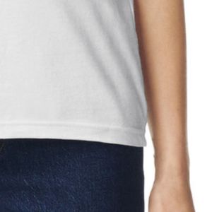 T-shirt col en V pour femme, en coton, manches courtes, décontracté, doux, respirant, confortable, coupe classique, vêtements de mode pour tous les jours, vente en gros - Product Image 6