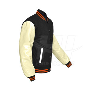 เสื้อแจ็คเก็ตเลตเตอร์แมนพรีเมียม ผ้าคอตตอนผสม เย็บอย่างทนทาน สวมใส่สบายๆ - Product Image 4