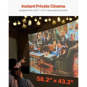 Tenda SUV per campeggio 10FT L X 8FT W impermeabile PU2000mm a doppio strato Design a maglia finestre Rainfly borsa di stoccaggio per esterni - Product Image 3