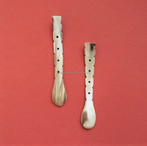ช้อนเสิร์ฟสลัดทำจากเขาควาย คุณภาพดี ด้ามยาว - Product Image 4