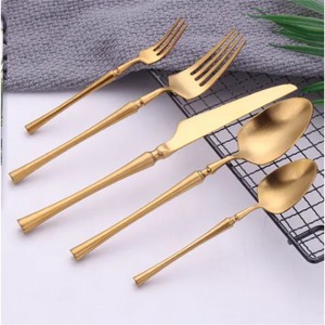 Juego de Cubiertos de Acero Inoxidable Color Oro Rosa de Lujo con Mango de Cerámica Pulida, Cucharas de Té con Puntos, Juego de Cucharas de Café para Bodas y Hoteles - Product Image 4