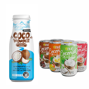 300 Latas de Agua de Coco 100% Pura de 330ml con Pulpa, Sin Azúcar Añadido, Natural, Sin Conservantes, Paquete de 24 Latas - Product Image 1