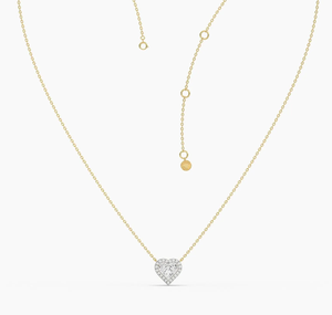 จี้เพชรทรงกลมเจียระไนแบบบริลเลียนท์ 18K ทองคำขาว เพชรเพาะเลี้ยงในห้องปฏิบัติการ รับรองโดย IGI ของขวัญเครื่องประดับงานแต่งงาน - Product Image 4