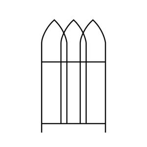 Treillis de jardin tendance et durable, offrant un support vertical décoratif robuste pour les plantes grimpantes en extérieur - Product Image 3