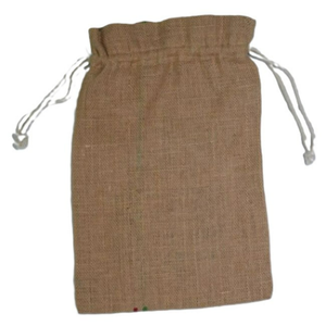 Pochette à cordon personnalisée en coton biologique 100% recyclable avec impression sérigraphique pour emballage de cadeaux et de bijoux artisanaux - Product Image 5