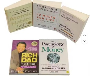 Set de 5 Libros para Adultos: Hábitos Atómicos, 12 Reglas para la Vida, Padre Rico, Padre Pobre, Psicología del Dinero, Pensamiento Rápido y Lento, Alta Calidad - Product Image 3