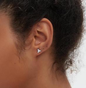 Pendientes de Oro de 14K con Diamantes en Forma de Estrella, Diamantes Cultivados en Laboratorio, Pendientes de Cartílago Helix, Joyería Minimalista de Lujo, Regalo para Mujer - Product Image 3