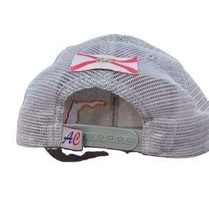 Casquette de sport pour homme en denim de coton lavé brodé effet vieilli de haute qualité, non structurée, à 6 panneaux et visière incurvée - Product Image 5