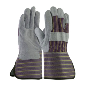 Guantes de seguridad industriales de cuero vacuno de puño largo con protección antivibración para pantallas táctiles, para trabajos domésticos y de montaje industrial. - Product Image 3