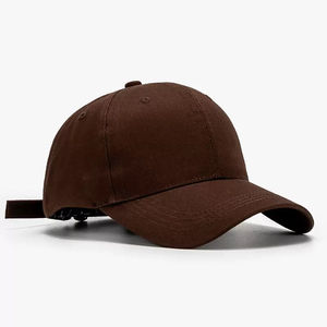 Gorra de Béisbol Lisa de 6 Paneles al por Mayor, Gorra de Algodón sin Estructura con Logotipo Bordado Personalizado para Hombre - Product Image 2