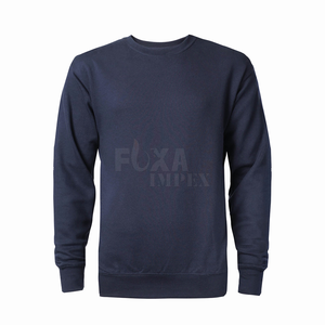 Échantillon gratuit d'hiver chaud Sweat-shirt à col ras du cou doublé en polaire pour hommes, tenue décontractée à manches longues, pull confortable et élégant à vendre - Product Image 1
