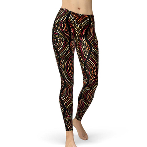 Fashionable Design OEM Custom Logo Smooth Feel Gym Running Wear Sublimation <b>Print</b> Sports Yoga <b>Leggings</b> for Women - Product Image 5