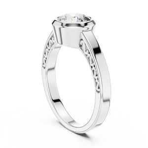 Fine Bridal Jewelry 925 Sterling Silver Moissanite <b>Diamond</b> <b>Ring</b> Wholesale Manufacturer Factory - Product Image 4