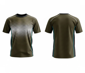 Premium <b>Polyester</b> Sublimation <b>T</b>-<b>Shirt</b> | Moisture Wicking Sports Tee Men Women Adult | Lightweight Quick Dry Short Front Option - Product Image 4