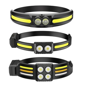 Linterna Frontal LED COB con Función de Inducción, 15 Horas de Duración, Carga Tipo <span class=keywords><strong>C</strong></span>, 2*XPE+COB, TPU+PC - Product Image 5