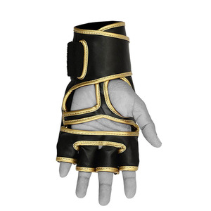 Nouveaux modèles à prix bas, gants d'entraînement MMA pour adultes les plus vendus, en cuir et PU, avec lacets au poignet - Product Image 2