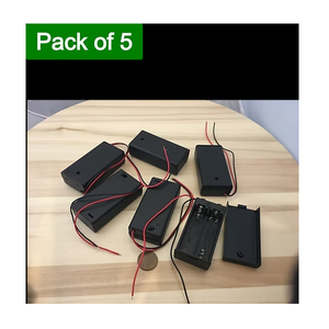 Soporte de Batería de Plástico con Cable, Económico, para Montaje en PCB, para Proyectos Electrónicos DIY, Baterías AA/AAA, Caja de Batería Fiable y Fácil de Montar - Product Image 2