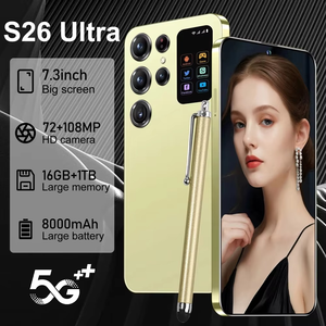 โทรศัพท์มือถือสมาร์ทโฟน S26 Ultra 5G รุ่นปี 2026 ปลดล็อคด้วยระบบจดจำใบหน้า หน้าจอ HD ขนาด 7.3 นิ้ว ความจุ 16GB+1T ของแท้ ขายส่ง - Product Image 3