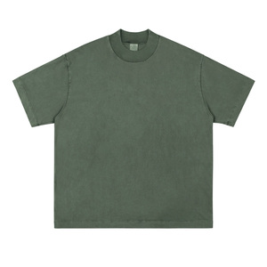 Camiseta con Efecto Ácido para Hombre, Estilo Hip Hop Urbano, Algodón Vintage, Logotipo Personalizado Impreso, Proveedor de Camisetas Lavadas al por Mayor - Product Image 3