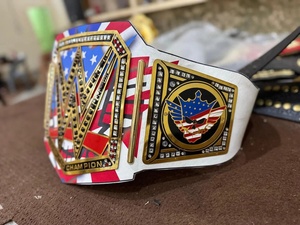 Cinturón de Campeonato de Judo y Lucha MMA Personalizado, Ligero, Transpirable, de Aleación de Zinc, Chapado en Oro, para Eventos y Promociones - Product Image 2