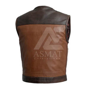 Gilet de moto sans manches pour homme de haute qualité, style motard urbain, collection 2026 - Product Image 5